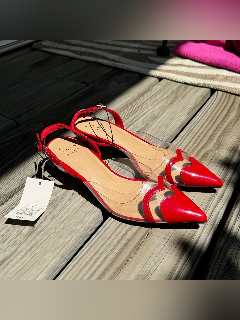 Red Patent Leather Kitten Heels